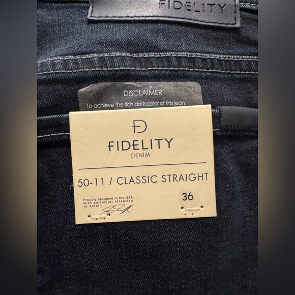 Fidelity 50-11 Jean-Classic Straight - Picture 4 of 8